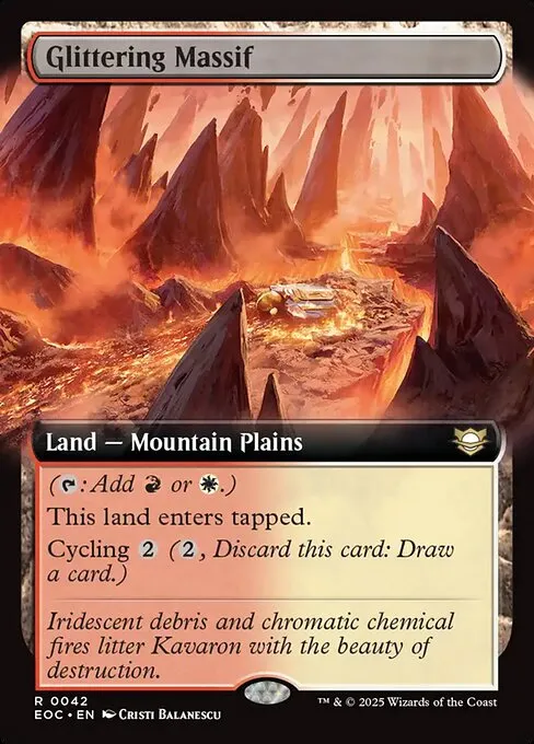 Glittering Massif · Edge of Eternities Commander 42/191
