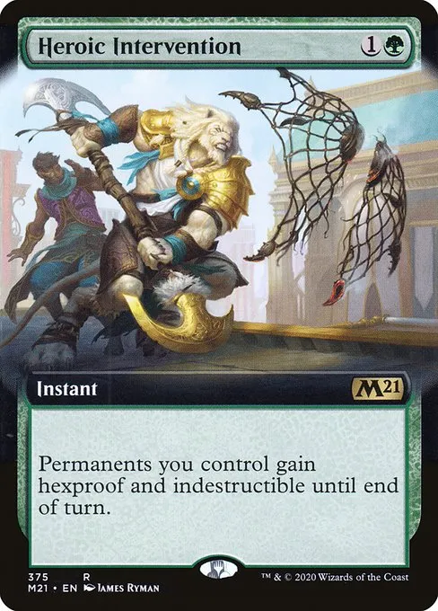 Heroic Intervention · Core Set 2021 375/397