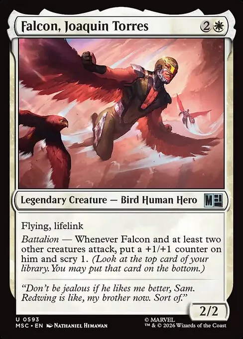 Falcon, Joaquin Torres · Marvel Super Heroes Commander 593/9
