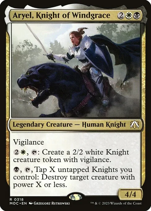 Aryel, Knight of Windgrace · March of the Machine Commander 318/450
