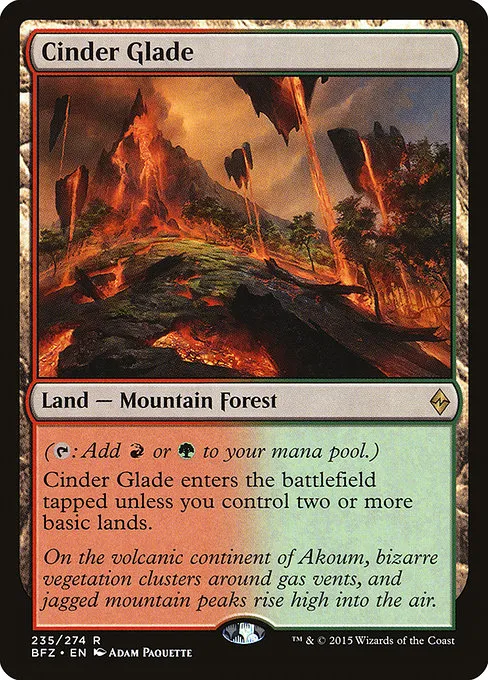 Cinder Glade · Battle for Zendikar 235/299