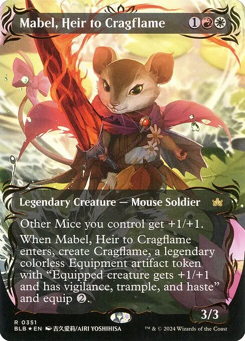Mabel, Heir to Cragflame · Bloomburrow 351/398