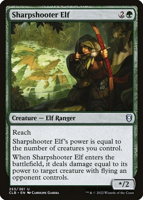 Sharpshooter Elf · Commander Legends: Battle for Baldur's Gate 253/936