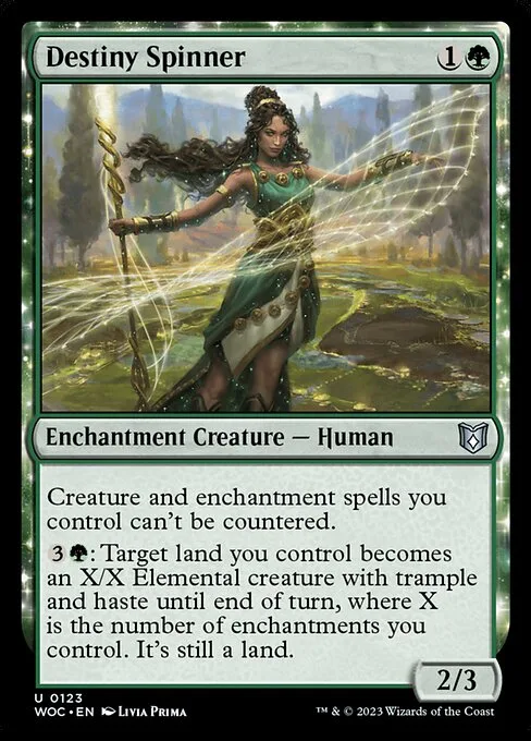 Destiny Spinner · Wilds of Eldraine Commander 123/173