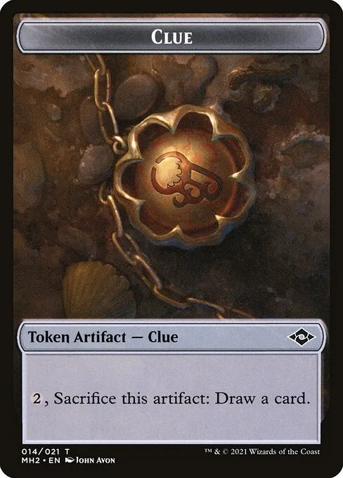 Clue · Modern Horizons 2 Tokens 14/21