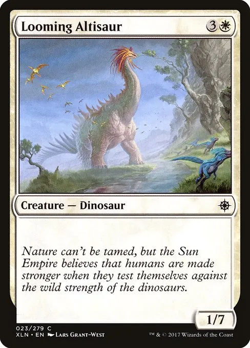 Looming Altisaur · Ixalan 23/289