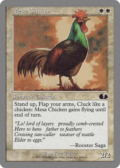 Mesa Chicken · Unglued 9/88