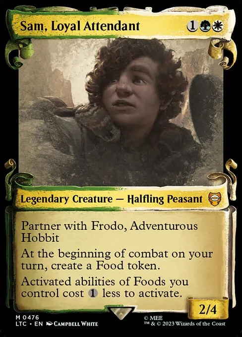 Sam, Loyal Attendant · Tales of Middle-earth Commander 476/591