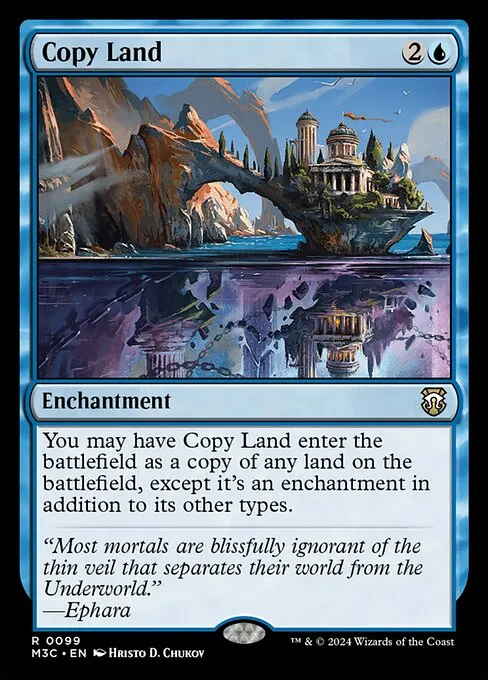 Copy Land · Modern Horizons 3 Commander 99/398