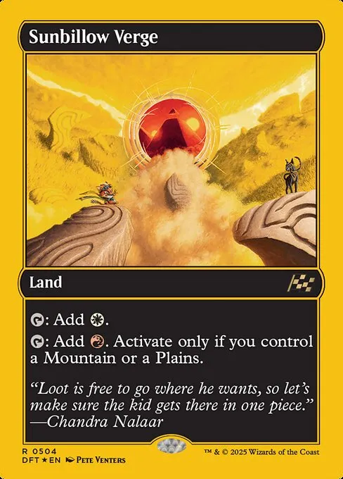 Sunbillow Verge · Aetherdrift 504/553