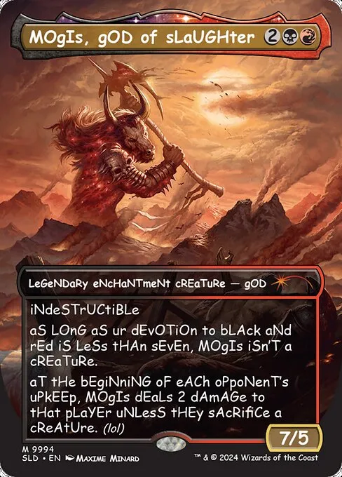 Mogis, God of Slaughter · Secret Lair Drop 9994/2547