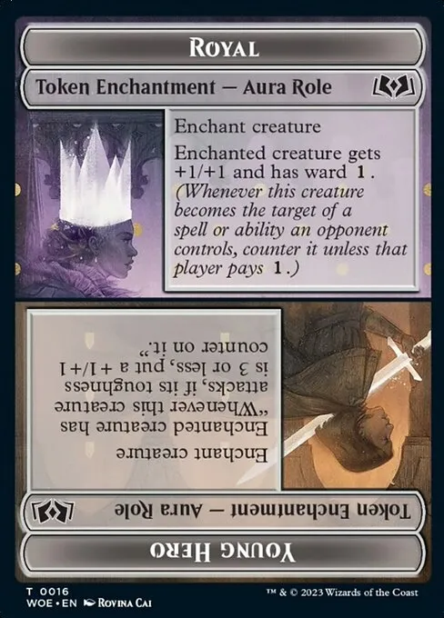 Royal // Young Hero · Wilds of Eldraine Tokens 16/18