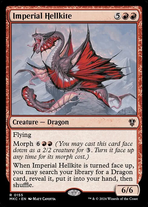 Imperial Hellkite · Murders at Karlov Manor Commander 155/358