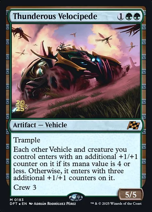 Thunderous Velocipede · Aetherdrift Promos 183s/160