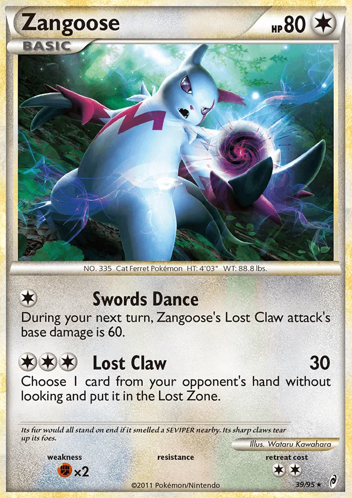 Zangoose · Call of Legends 39/95