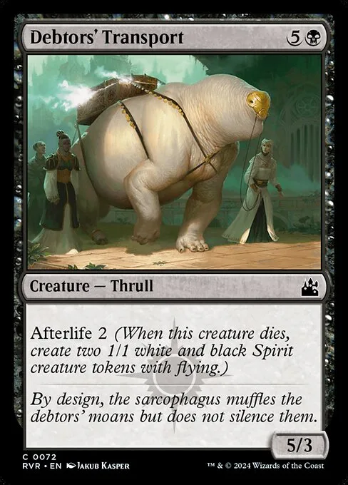 Debtors' Transport · Ravnica Remastered 72/531