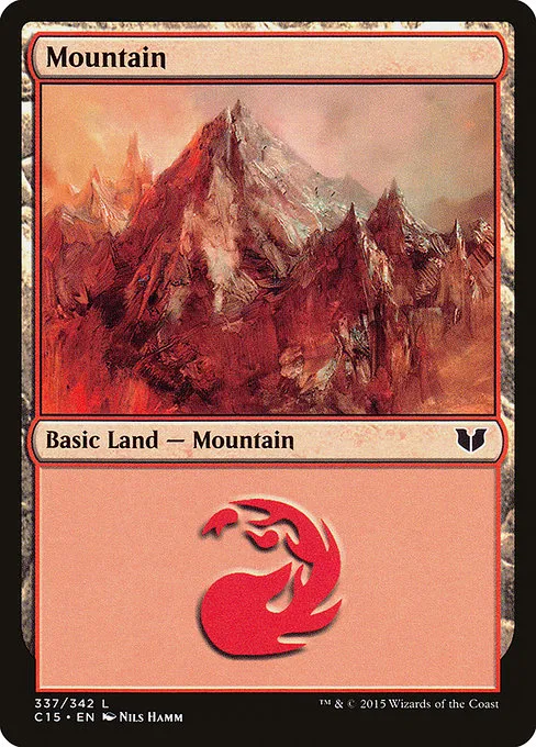 Mountain · Commander 2015 337/342