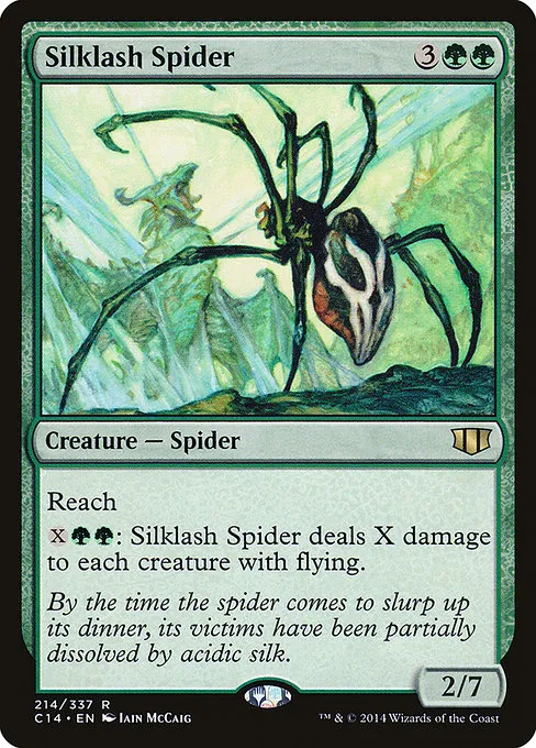 Silklash Spider · Commander 2014 214/337