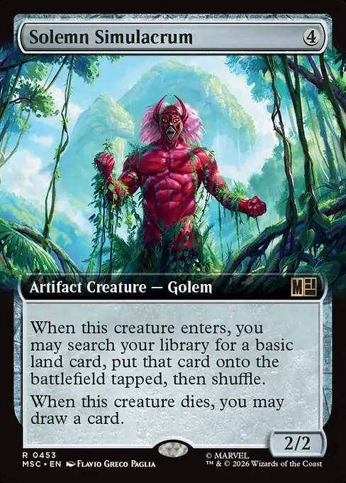 Solemn Simulacrum · Marvel Super Heroes Commander 453/9