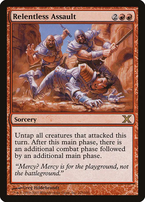 Relentless Assault · Tenth Edition 225/510