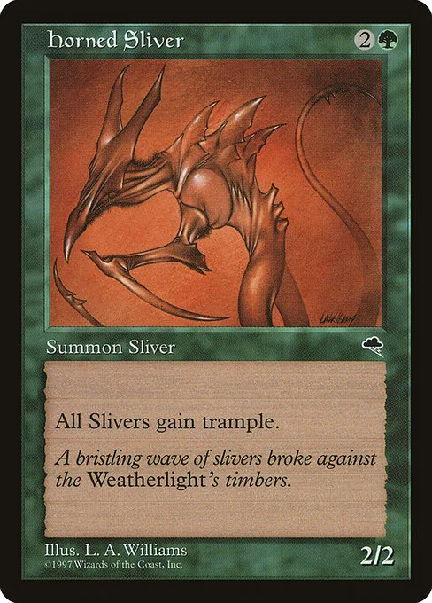 Horned Sliver · Tempest 234/350