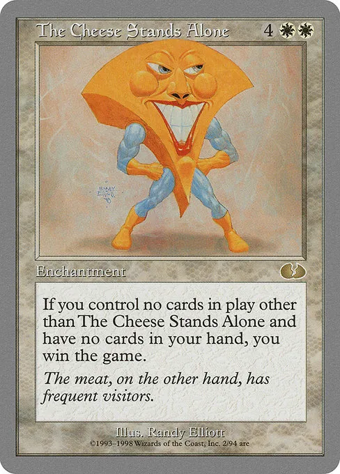 The Cheese Stands Alone · Unglued 2/88
