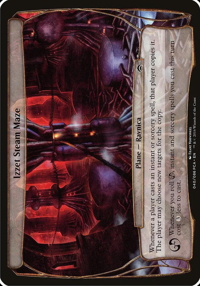 Izzet Steam Maze · Planechase Anthology Planes 40/86