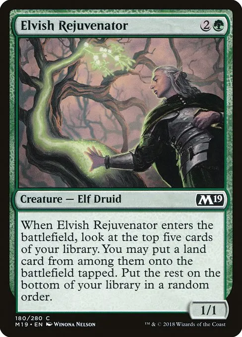 Elvish Rejuvenator · Core Set 2019 180/314