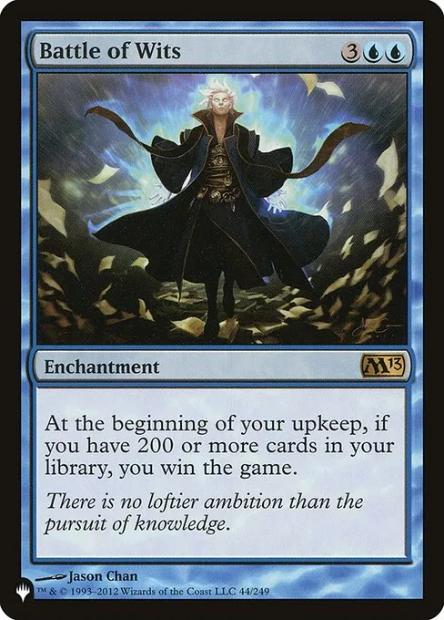 Battle of Wits · The List M13-44/5050