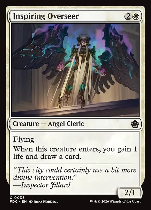 Inspiring Overseer · Foundations Commander 35/3