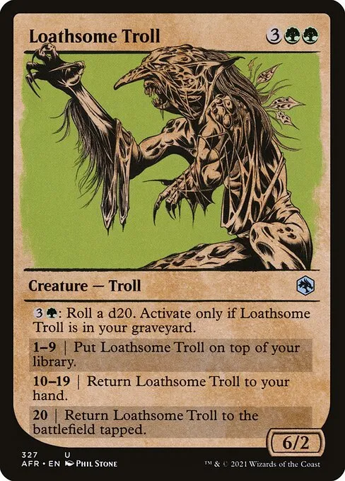 Loathsome Troll · Adventures in the Forgotten Realms 327/424