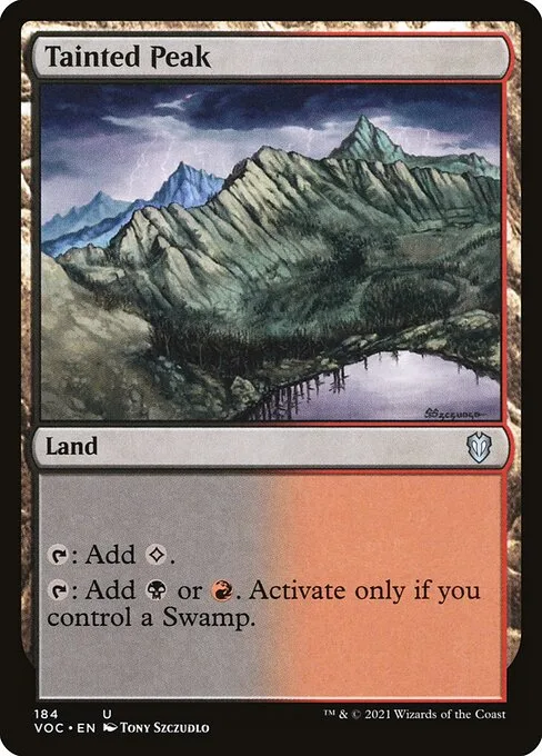 Tainted Peak · Crimson Vow Commander 184/188