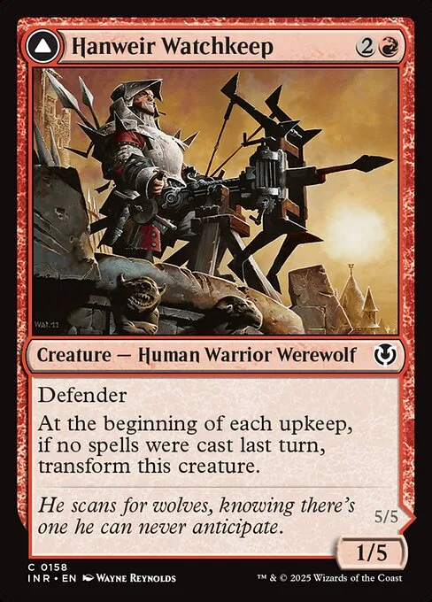 Hanweir Watchkeep // Bane of Hanweir · Innistrad Remastered 158/495