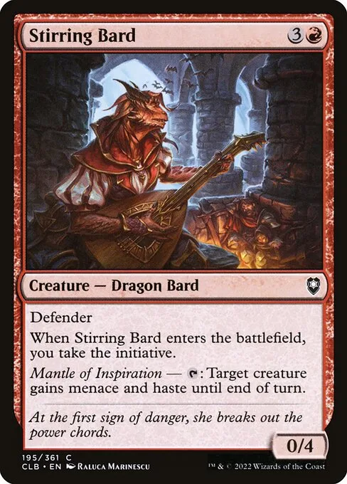 Stirring Bard · Commander Legends: Battle for Baldur's Gate 195/936