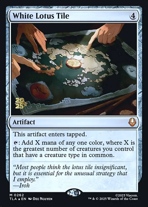White Lotus Tile · Avatar: The Last Airbender Promos 262s/80