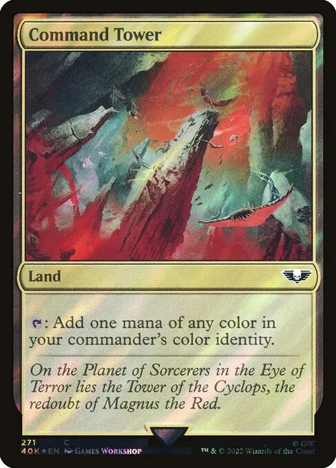 Command Tower · Warhammer 40,000 Commander 271★/617