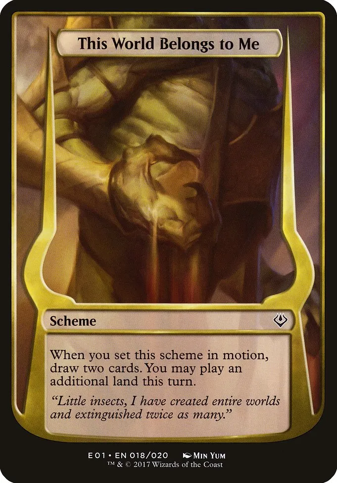 This World Belongs to Me · Archenemy: Nicol Bolas Schemes 18★/20