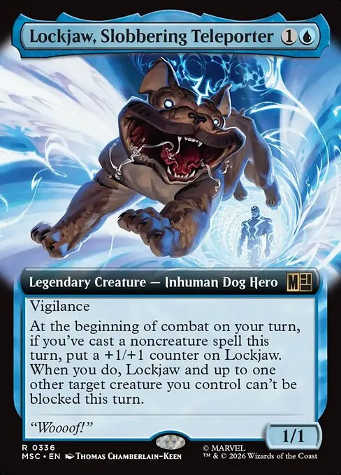 Lockjaw, Slobbering Teleporter · Marvel Super Heroes Commander 336/9