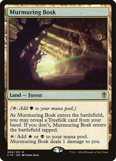 Murmuring Bosk · Commander 2016 308/351
