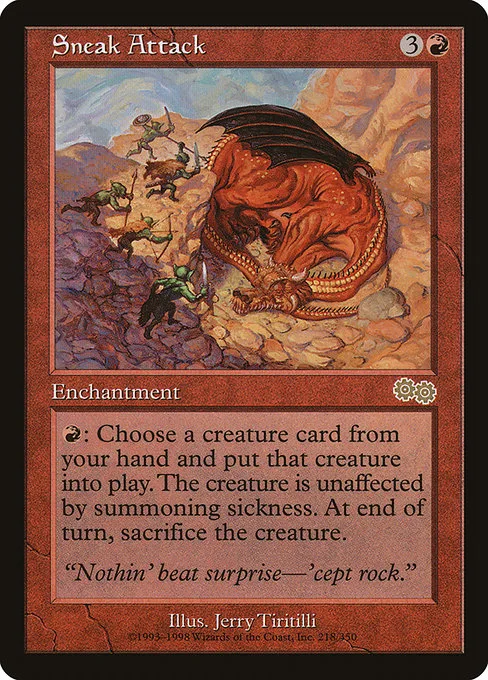 Sneak Attack · Urza's Saga 218/357