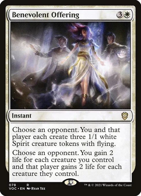Benevolent Offering · Crimson Vow Commander 78/188