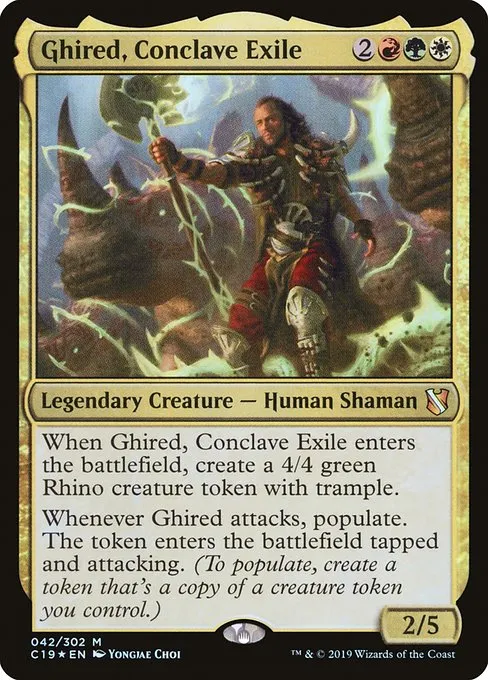 Ghired, Conclave Exile · Commander 2019 42/302