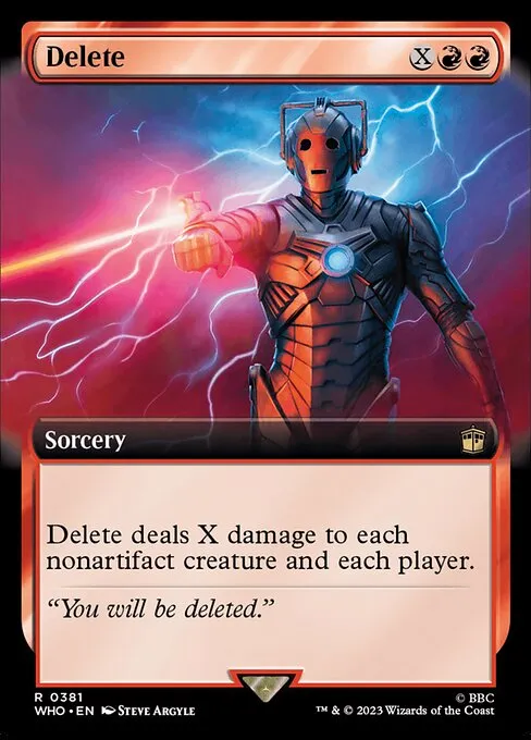Delete · Doctor Who 381/1178