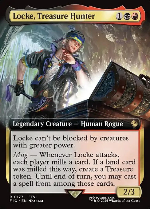 Locke, Treasure Hunter · Final Fantasy Commander 177/486