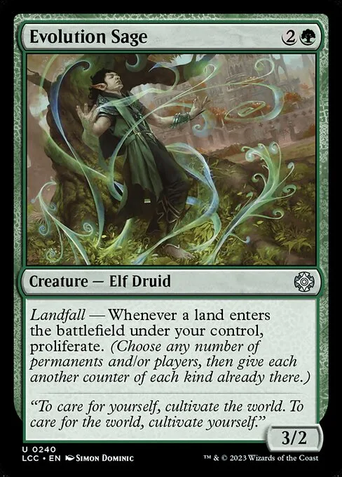 Evolution Sage · The Lost Caverns of Ixalan Commander 240/370
