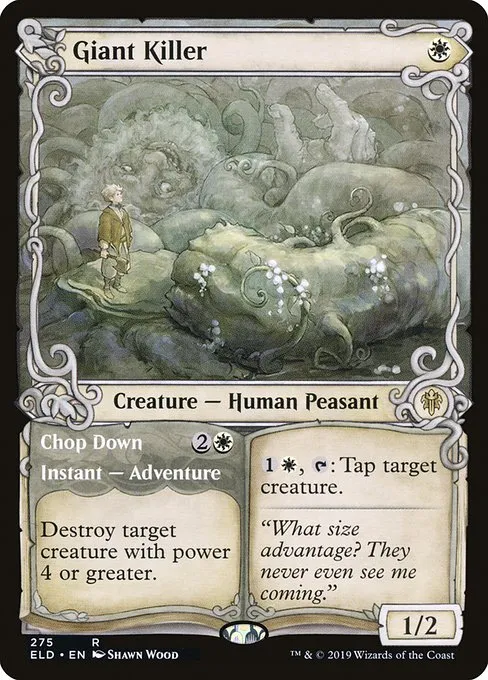 Giant Killer // Chop Down · Throne of Eldraine 275/398