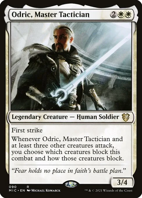 Odric, Master Tactician · Midnight Hunt Commander 90/187