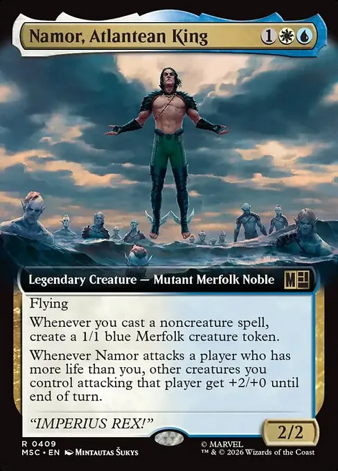 Namor, Atlantean King · Marvel Super Heroes Commander 409/9