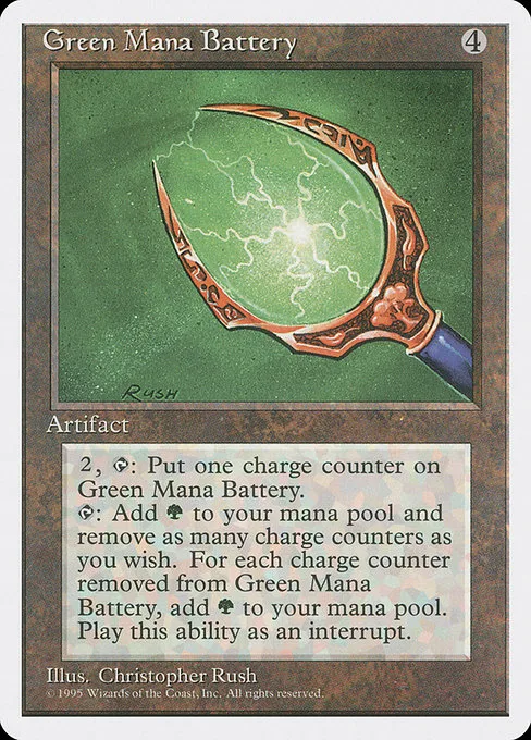 Green Mana Battery · Fourth Edition 323/380