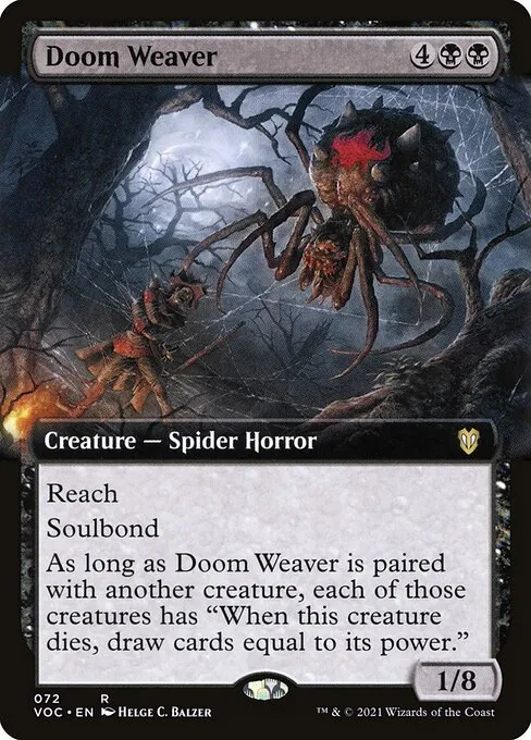 Doom Weaver · Crimson Vow Commander 72/188